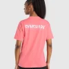 Gymshark T-shirts & Tops*Fraction Oversized T-Shirt FreshPink