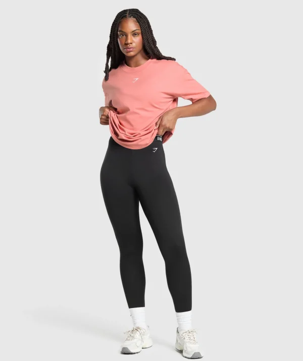 Gymshark T-shirts & Tops*Fraction Oversized T-Shirt ClassicPink