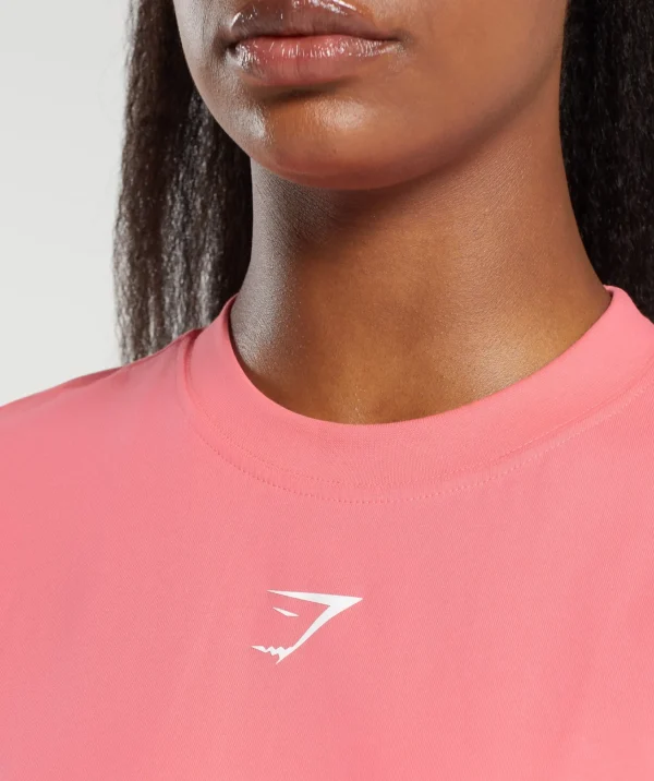 Gymshark T-shirts & Tops*Fraction Oversized T-Shirt FreshPink