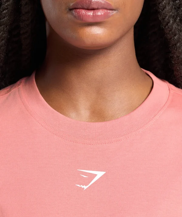 Gymshark T-shirts & Tops*Fraction Oversized T-Shirt ClassicPink