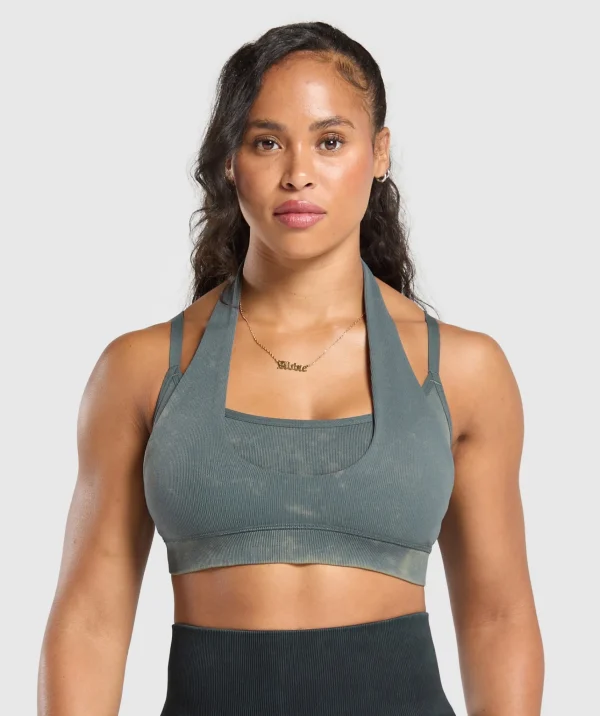 Gymshark Sports Bras*Gains Seamless Bralette SlateTeal