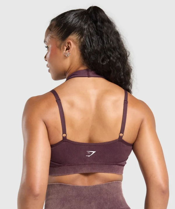 Gymshark Sports Bras*Gains Seamless Bralette DepthPurple