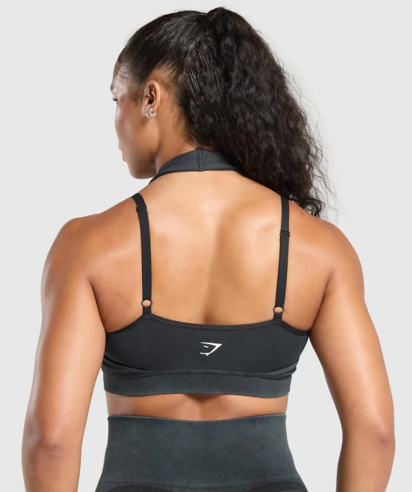 Gymshark Sports Bras*Gains Seamless Bralette Black