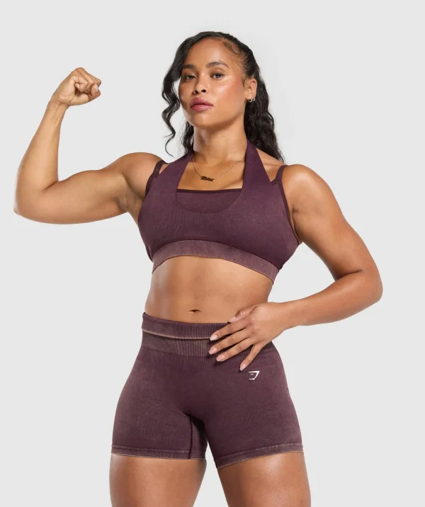 Gymshark Sports Bras*Gains Seamless Bralette DepthPurple