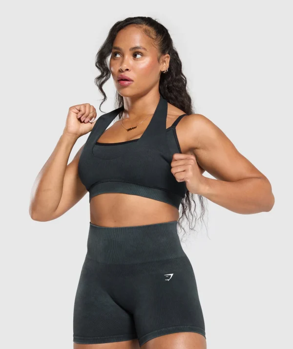 Gymshark Sports Bras*Gains Seamless Bralette Black