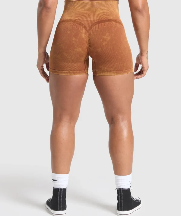 Gymshark Shorts*Gains Seamless Plain Shorts CopperBrown