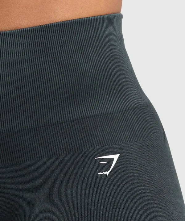 Gymshark Shorts*Gains Seamless Plain Shorts Black