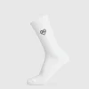 Gymshark Crew Socks*Graphic Heart Crew Sock Single White