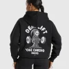 Gymshark Hoodies & Sweatshirts*Graphic Reaper Oversized Hoodie Black