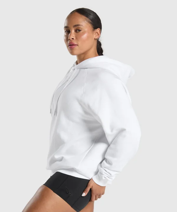 Gymshark Hoodies & Sweatshirts*Graphic Reaper Oversized Hoodie White