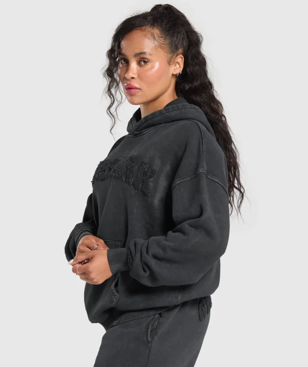 Gymshark Hoodies & Sweatshirts*Grunge Oversized Hoodie Black