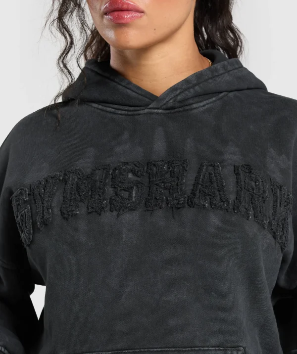 Gymshark Hoodies & Sweatshirts*Grunge Oversized Hoodie Black