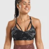 Gymshark Sports Bras*GS Power Sports Bra BlackPrint