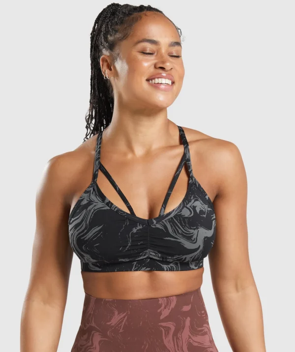 Gymshark Sports Bras*GS Power Sports Bra BlackPrint