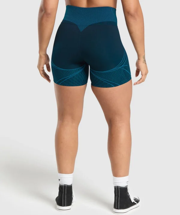 Gymshark Shorts*GS x Analis Apex Seamless Shorts MidnightBlue/LatsBlue