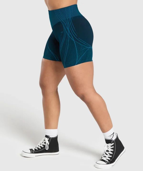 Gymshark Shorts*GS x Analis Apex Seamless Shorts MidnightBlue/LatsBlue