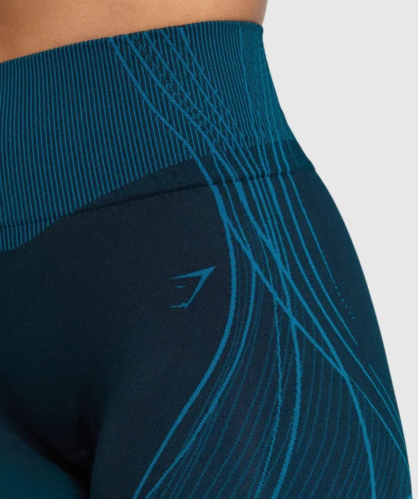 Gymshark Shorts*GS x Analis Apex Seamless Shorts MidnightBlue/LatsBlue