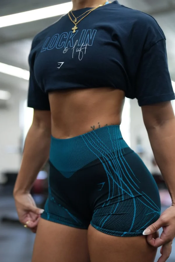 Gymshark T-shirts & Tops*GS x Analis T-Shirt MidnightBlue