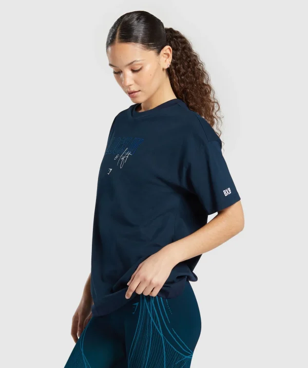 Gymshark T-shirts & Tops*GS x Analis T-Shirt MidnightBlue