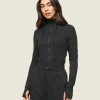 Gymshark Modest Workout Clothes & Hijabs*GS x Leana Deeb Hooded Midi Top Black