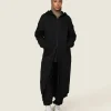 Gymshark Modest Workout Clothes & Hijabs | Jackets*GS x Leana Deeb Oversized Longline Zip Through Black