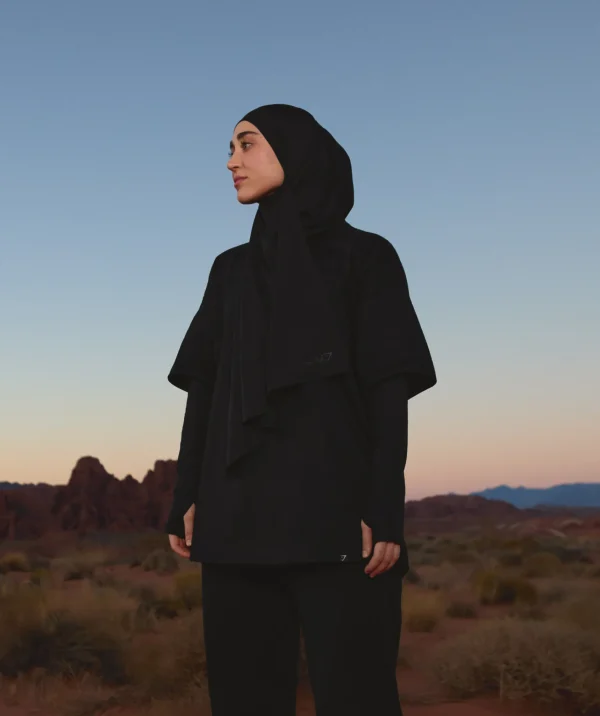 Gymshark Modest Workout Clothes & Hijabs | T-shirts & Tops*GS x Leana Deeb Oversized T-shirt Black