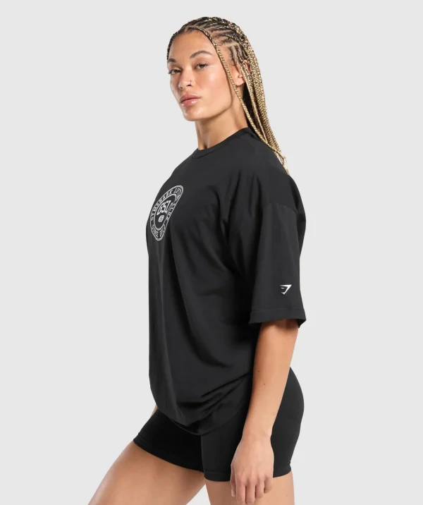 Gymshark T-shirts & Tops*GSLC Weight Graphic T-Shirt Black