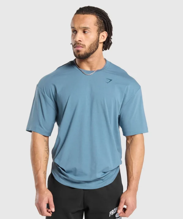 Gymshark T-shirts & Tops*Heavy Duty Apparel T-Shirt FadedBlue