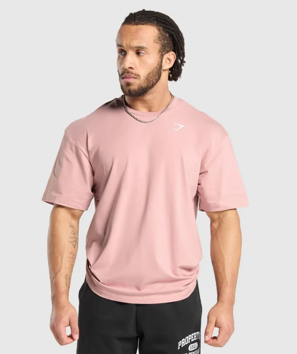 Gymshark T-shirts & Tops*Heavy Duty Apparel T-Shirt LightPink