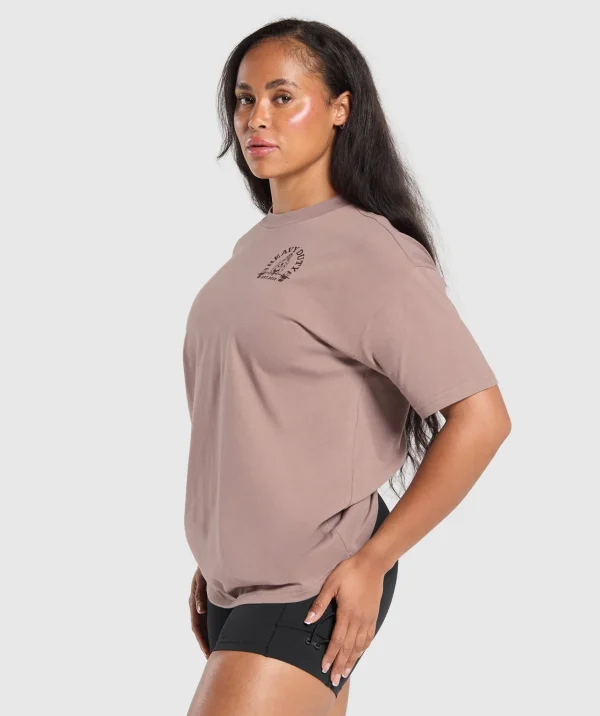 Gymshark T-shirts & Tops*Heavy Duty Oversized T-Shirt PowderMauve