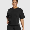 Gymshark T-shirts & Tops*Heavyweight Cotton T-Shirt Black