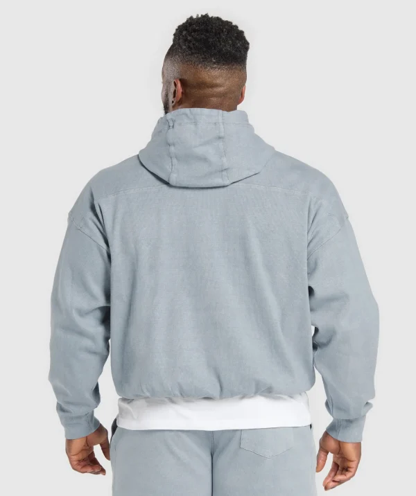 Gymshark Hoodies & Sweatshirts*Heavyweight Rib Hoodie DenimGrey