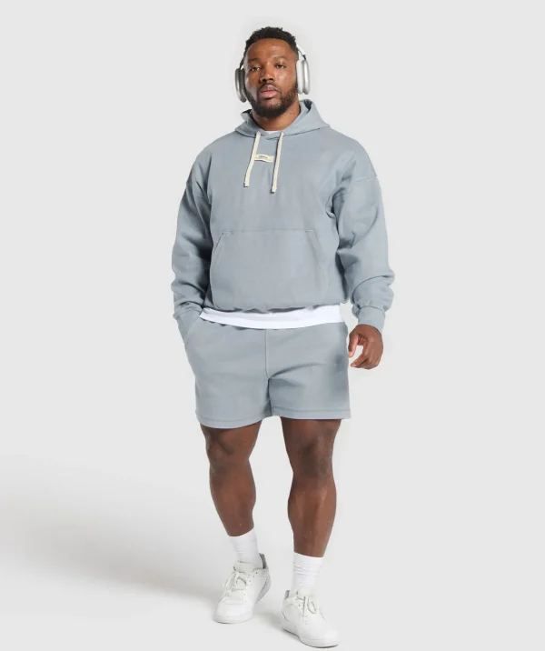 Gymshark Hoodies & Sweatshirts*Heavyweight Rib Hoodie DenimGrey