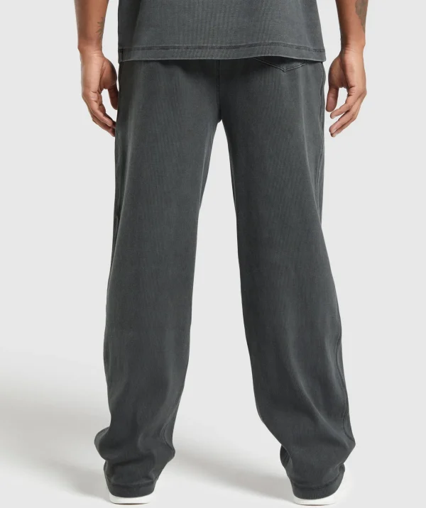 Gymshark Joggers & Sweatpants*Heavyweight Ribbed Joggers AsphaltGrey