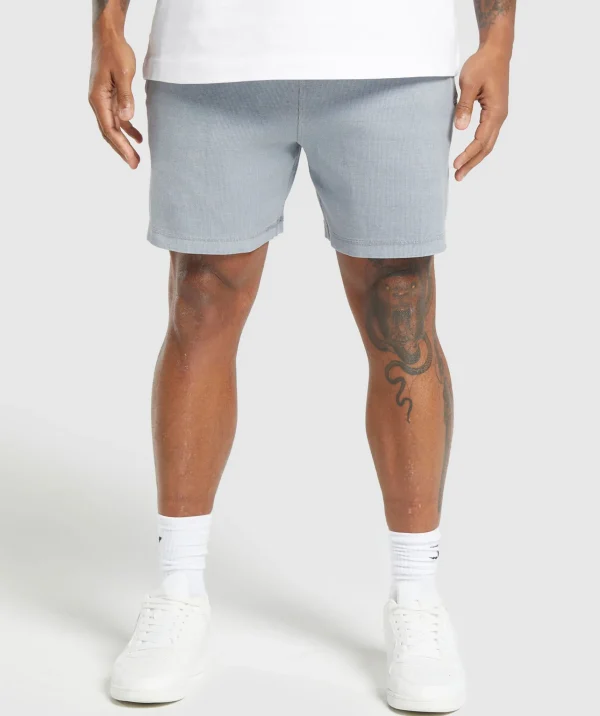 Gymshark Shorts*Heavyweight Ribbed Shorts DenimGrey