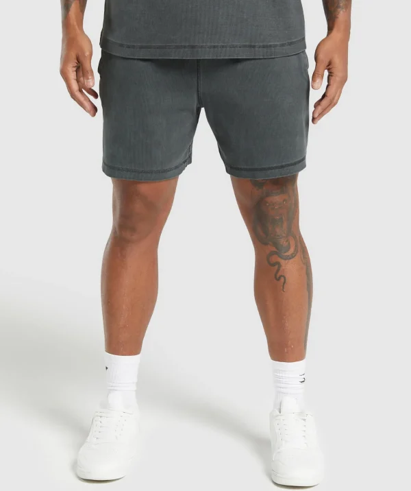 Gymshark Shorts*Heavyweight Ribbed Shorts AsphaltGrey