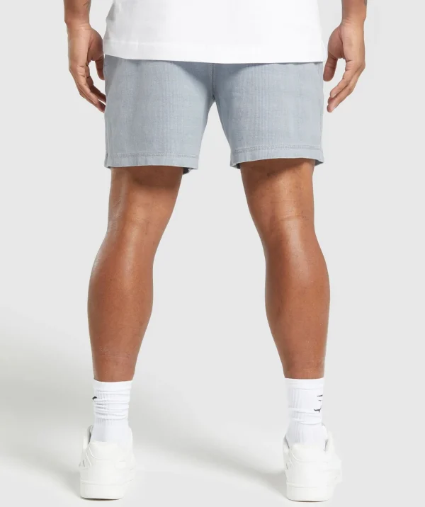 Gymshark Shorts*Heavyweight Ribbed Shorts DenimGrey