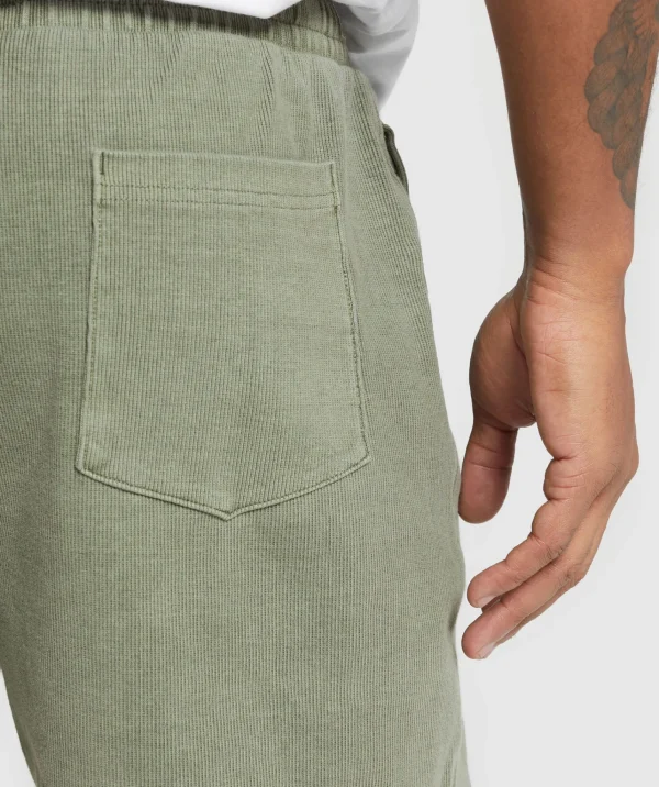 Gymshark Shorts*Heavyweight Ribbed Shorts UnitGreen