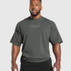 Gymshark T-shirts & Tops*Heavyweight T-Shirt Black