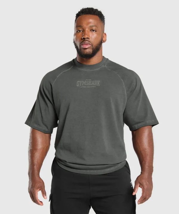 Gymshark T-shirts & Tops*Heavyweight T-Shirt Black