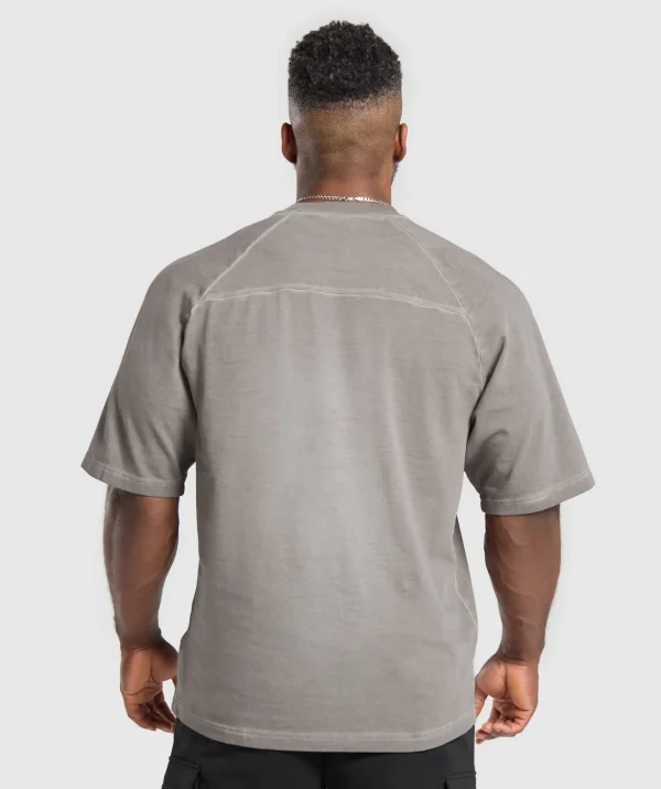 Gymshark T-shirts & Tops*Heavyweight T-Shirt MetalGrey/AsphaltGrey