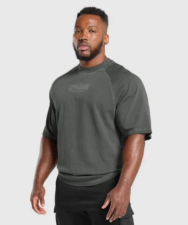 Gymshark T-shirts & Tops*Heavyweight T-Shirt Black