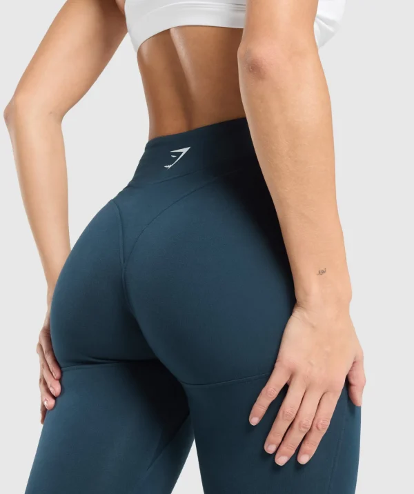 Gymshark Leggings | High-waisted Leggings*Heavyweight Washed Leggings HeavyBlue