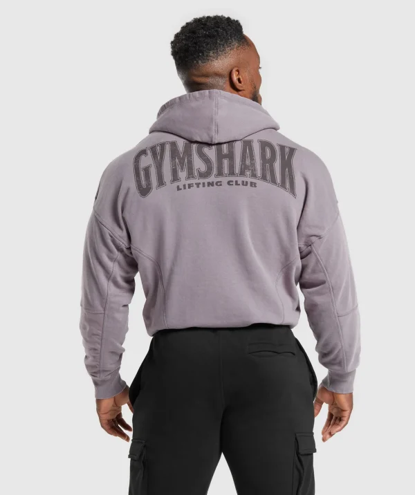 Gymshark Hoodies & Sweatshirts*Heritage Washed Hoodie FogPurple