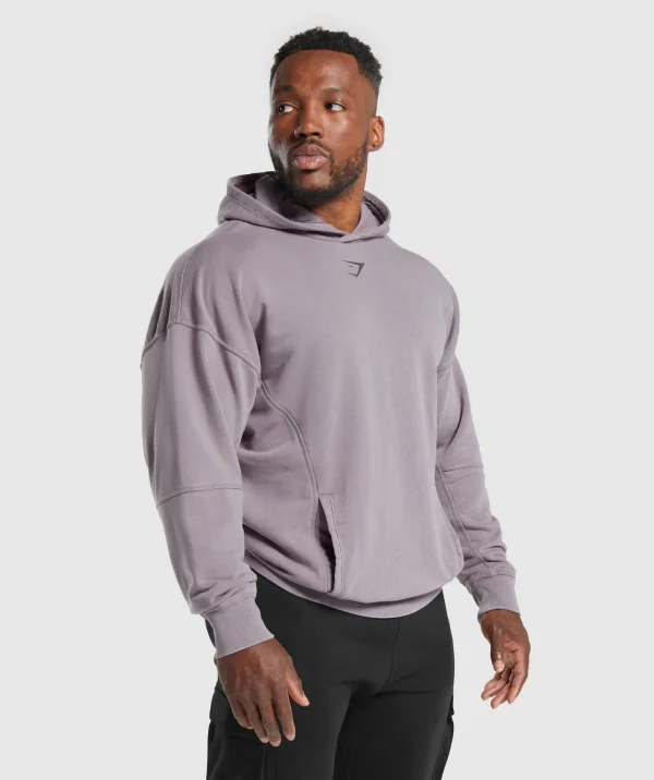 Gymshark Hoodies & Sweatshirts*Heritage Washed Hoodie FogPurple