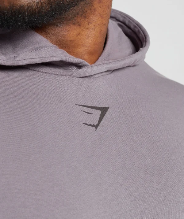 Gymshark Hoodies & Sweatshirts*Heritage Washed Hoodie FogPurple