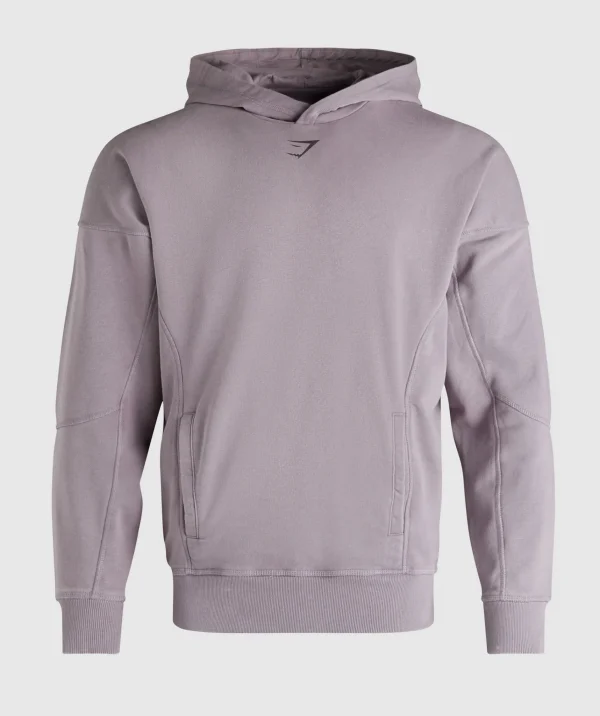 Gymshark Hoodies & Sweatshirts*Heritage Washed Hoodie FogPurple