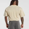 Gymshark T-shirts & Tops*Heritage Washed T-Shirt DesertBeige