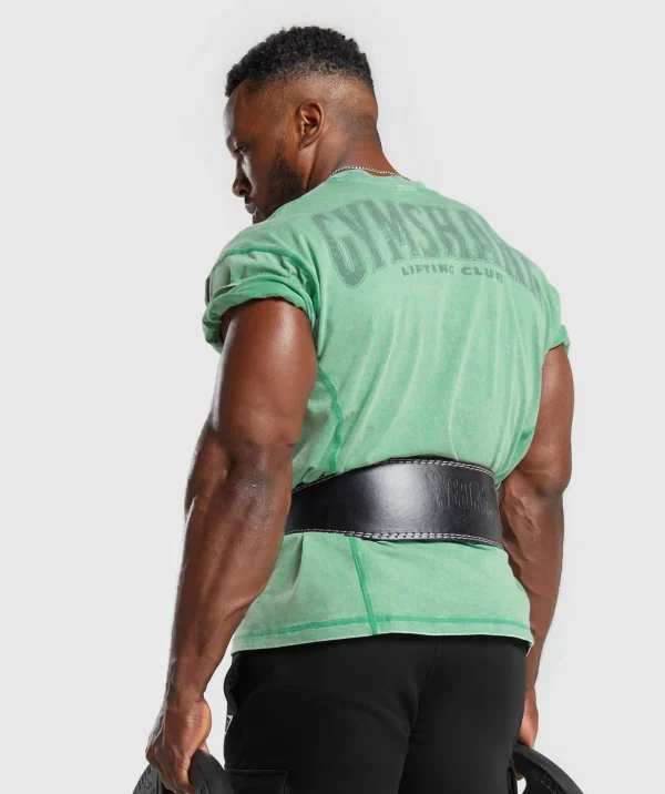 Gymshark T-shirts & Tops*Heritage Washed T-Shirt LagoonGreen