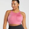 Gymshark Sports Bras*High Neck High Support Sports Bra, B/C-E/F BloomPink